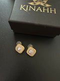 Nia Studs by KINAHH with anti-tarnish stainless steel finish.